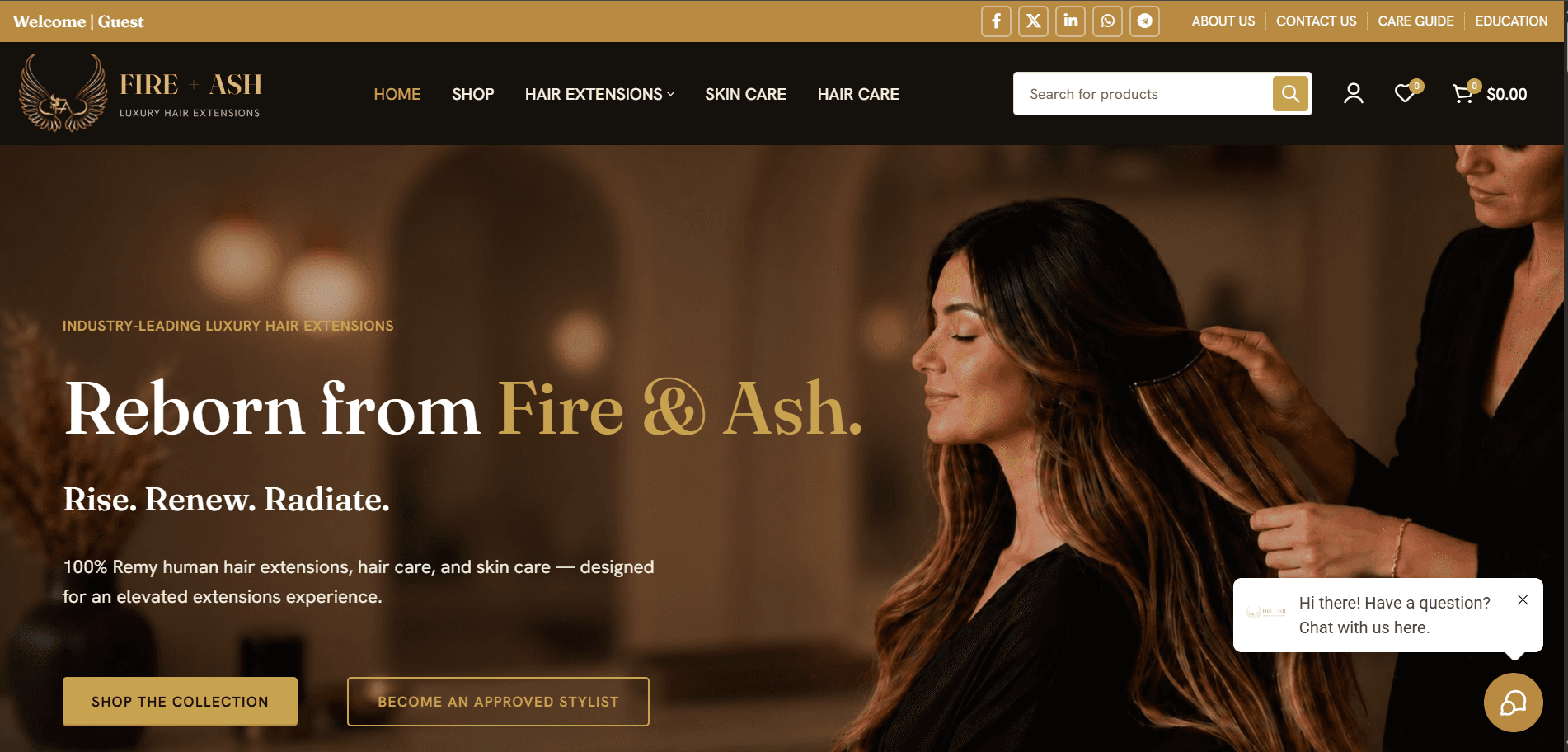 Fire & Ash Hair